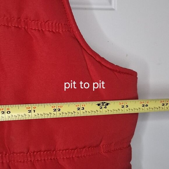 Field & Stream Puffer Vest Men's XL Red Quilted Insulated Full Zip Sherpa Collar - Picture 7 of 7